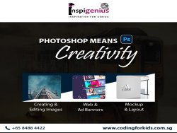 Photoshop for Kids Course Singapore - Enhance The Creativity